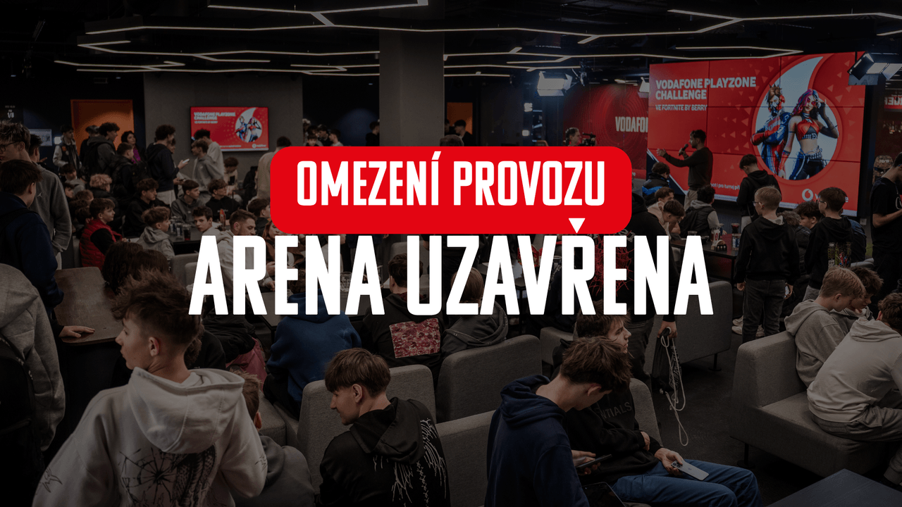 omezení provozu - arena uzavřena